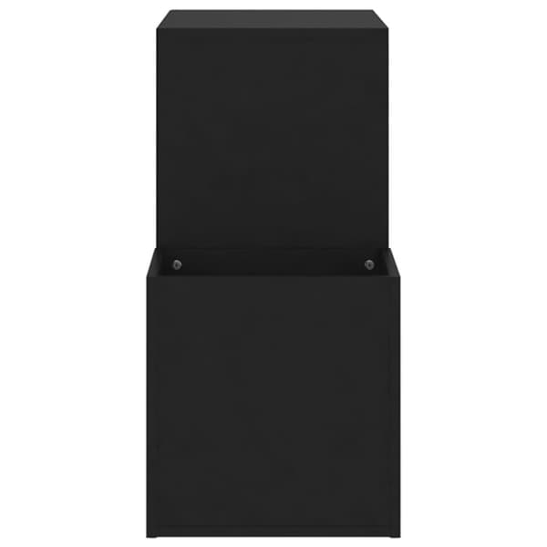 vidaXL Eteisen kenkäkaappi musta 105x35,5x70 cm tekninen puu