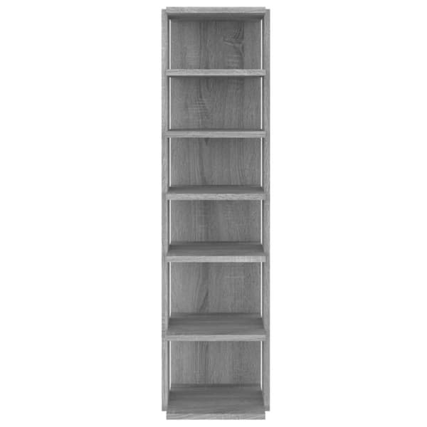 vidaXL skoreol 27,5x27x102 cm konstrueret træ grå sonoma-eg