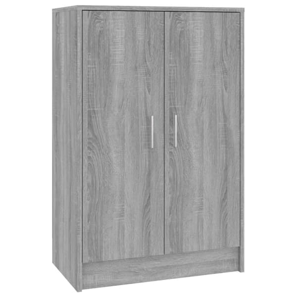 vidaXL skoskab 60x35x92 cm konstrueret træ grå sonoma-eg