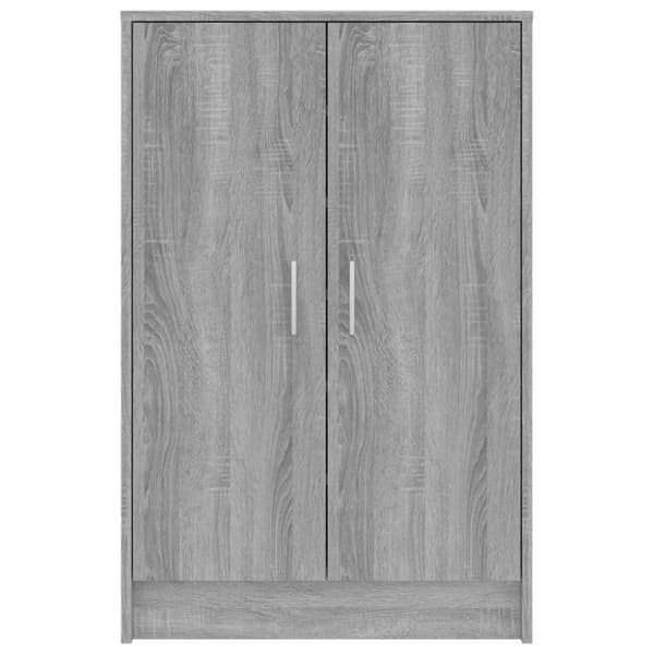 vidaXL skoskab 60x35x92 cm konstrueret træ grå sonoma-eg