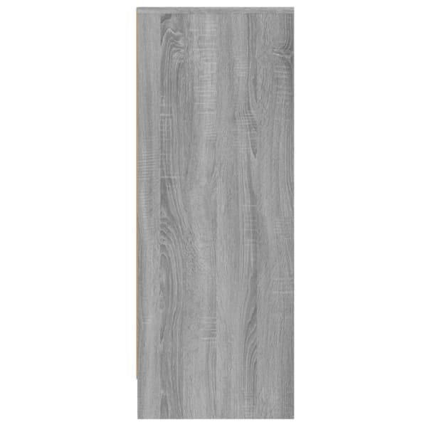 vidaXL skoskab 60x35x92 cm konstrueret træ grå sonoma-eg