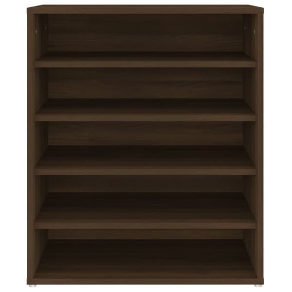 vidaXL skoskab 60x35x70 cm konstrueret træ brun egetræsfarve