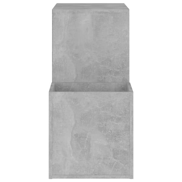 vidaXL Skoskap for gang betonggrå 105x35,5x70 cm konstruert tre