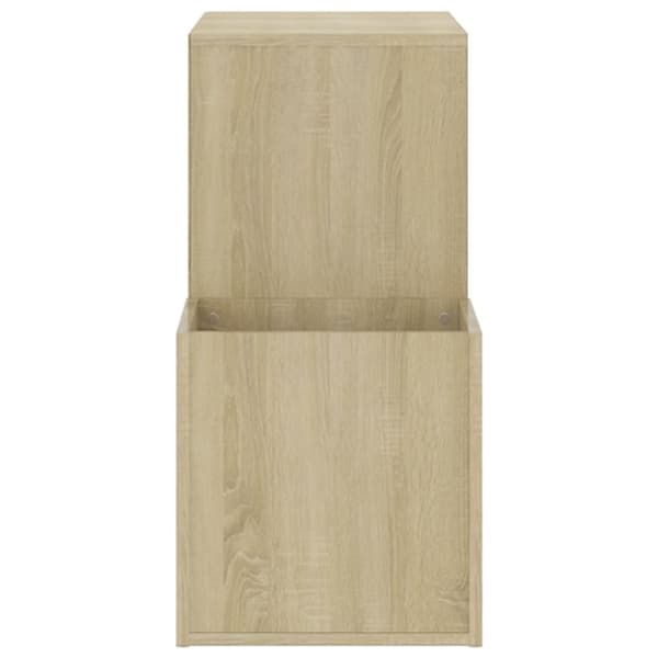 vidaXL Skoskåp sonoma-ek 105x35,5x70 cm konstruerat trä