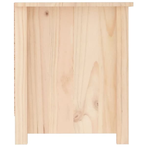 vidaXL Skoskap 110x38x45,5 cm heltre furu