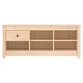 Miniatyrbilde 2 av 10: vidaXL Skoskap 110x38x45,5 cm heltre furu