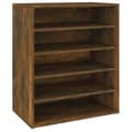 Miniatyrbilde 1 av 11: vidaXL Skohylle røkt eik 60x35x70 cm konstruert tre