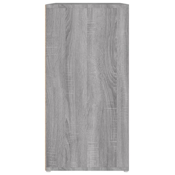 vidaXL Skohylle grå sonoma 60x35x70 cm konstruert tre