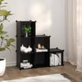 Miniatyrbillede 8 af 8: vidaXL kubeformede opbevaringskasser 6 stk. PP sort