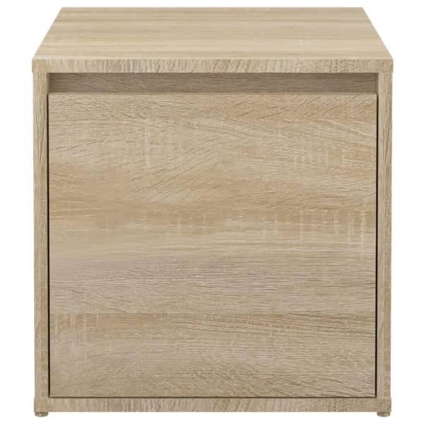 vidaXL opbevaringsskab 40,5x40x40 cm konstrueret træ sonoma-eg