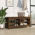 Pikkukuva 9 / 9: vidaXL Kenkäkaappi hunajanruskea 110x38x45,5 cm täysi mänty