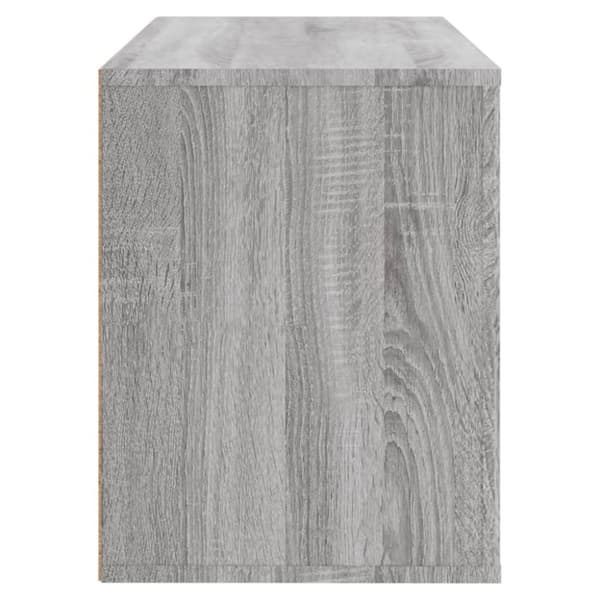 vidaXL skoskab 80x35x45 cm konstrueret træ grå sonoma-eg