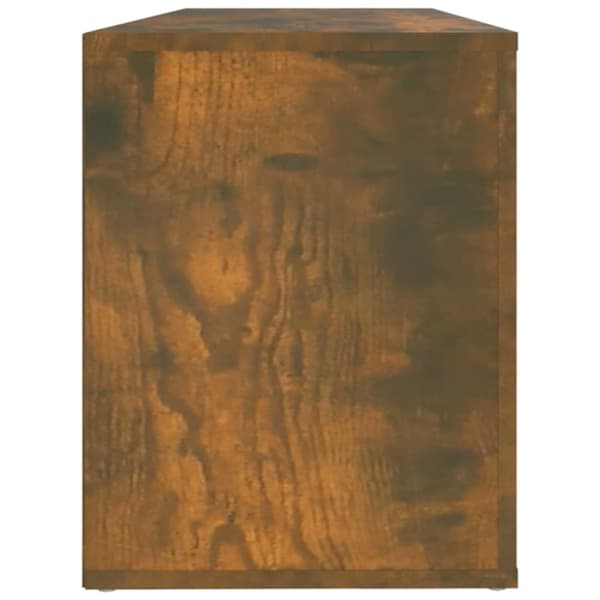 vidaXL skoskab 100x35x45 cm konstrueret træ røget egetræsfarve