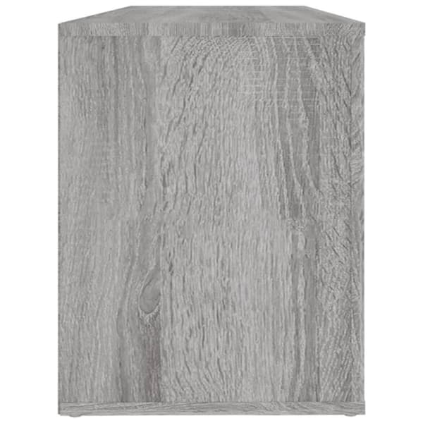 vidaXL skoskab 100x35x45 cm konstrueret træ grå sonoma-eg