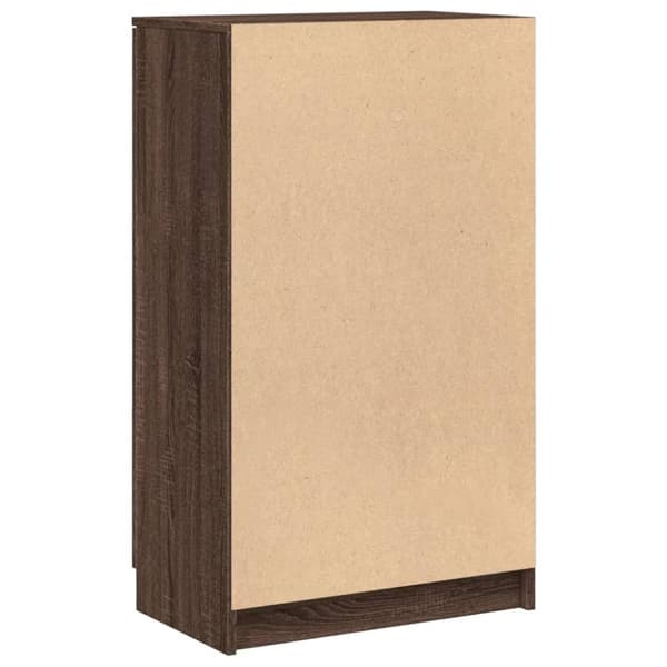 vidaXL Kenkäkaappi ruskea tammi 59x35x100 cm tekninen puu