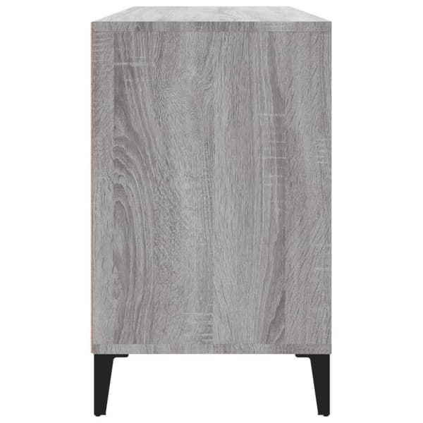 vidaXL Skoskap grå sonoma 102x36x60 cm konstruert tre