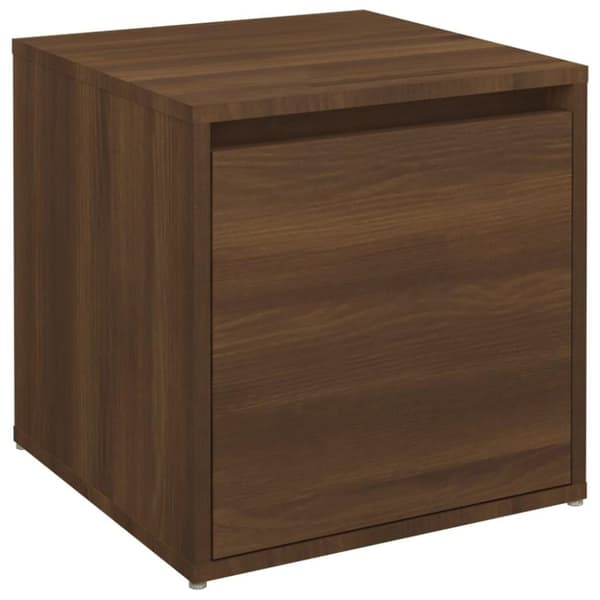 vidaXL opbevaringsskab 40,5x40x40 cm konstrueret træ brunt egetræ