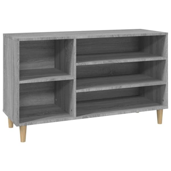 vidaXL skoskab 102x36x60 cm konstrueret træ grå sonoma-eg