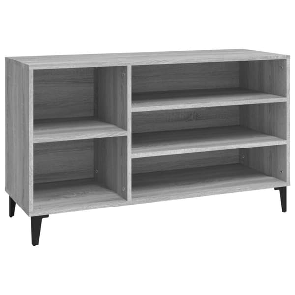 vidaXL skoskab 102x36x60 cm konstrueret træ grå sonoma-eg