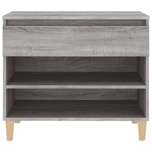 vidaXL skoskab 102x36x60 cm konstrueret træ grå sonoma-eg