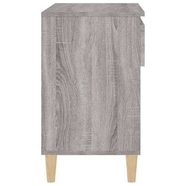 vidaXL skoskab 102x36x60 cm konstrueret træ grå sonoma-eg
