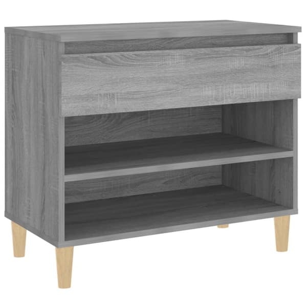 vidaXL skoskab 102x36x60 cm konstrueret træ grå sonoma-eg