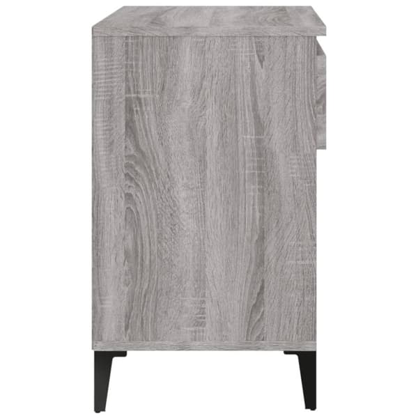 vidaXL skoskab 102x36x60 cm konstrueret træ grå sonoma-eg