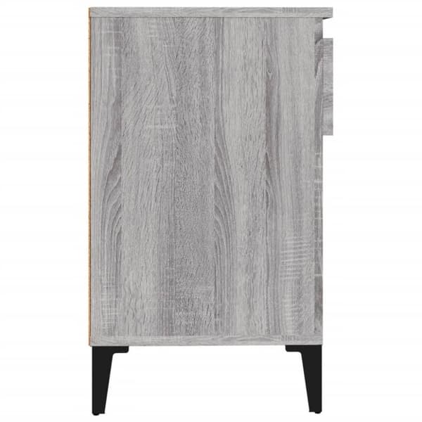 vidaXL skoskab 102x36x60 cm konstrueret træ grå sonoma-eg