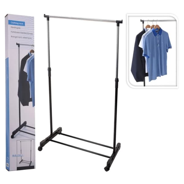 Storage solutions Klädställ med hjul justerbar 80x42x(90-165) cm