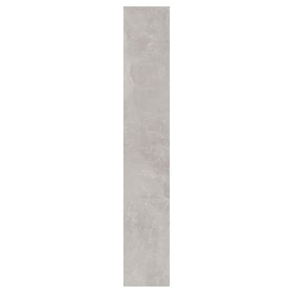 vidaXL Skoskap med speil 3 lag betonggrå 63x17x102,5 cm