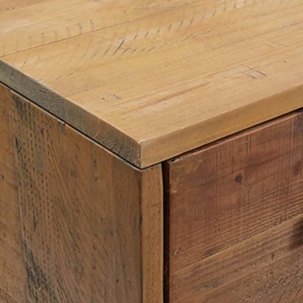 vidaXL Skoskap 75x40x110 cm heltre furu