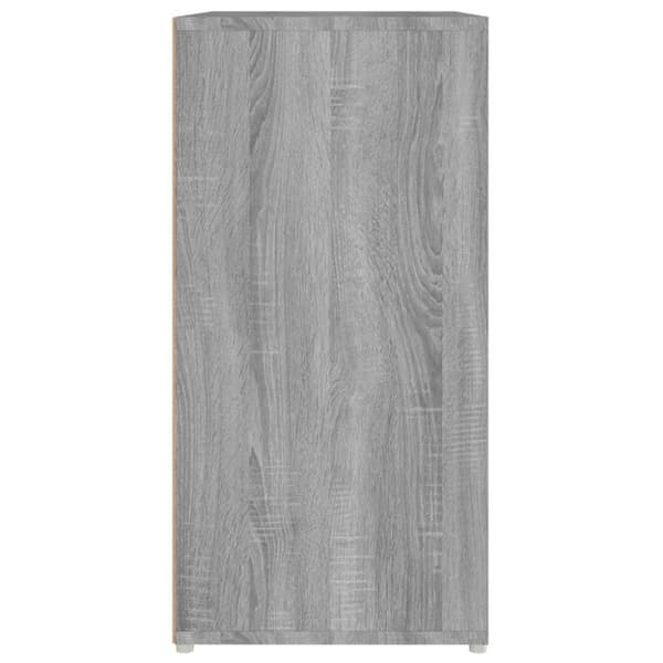 vidaXL Skoställ grå sonoma 60x35x70 cm konstruerat trä