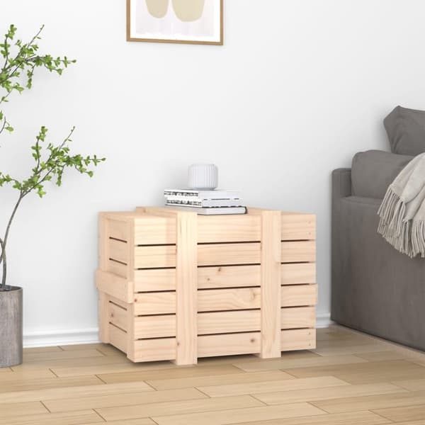 vidaXL Putekasse 58x40,5x42 cm heltre furu