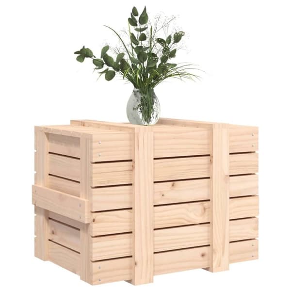 vidaXL Putekasse 58x40,5x42 cm heltre furu