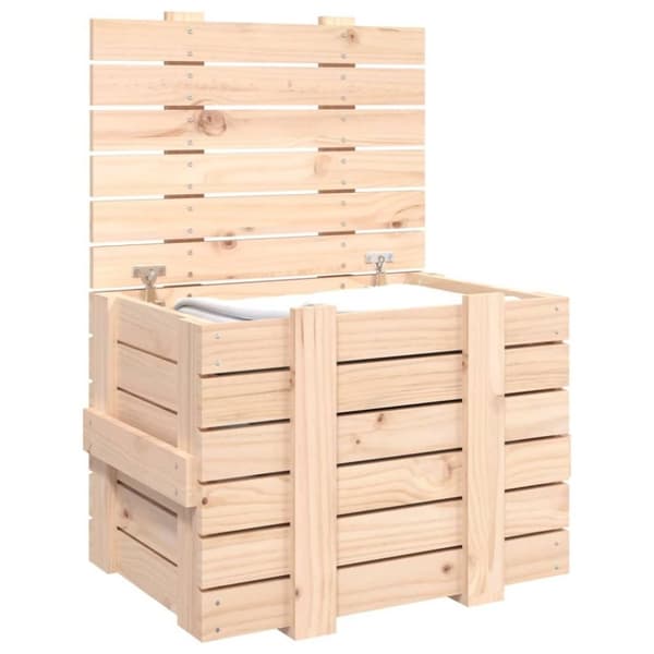 vidaXL Putekasse 58x40,5x42 cm heltre furu