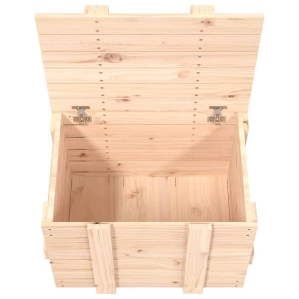 vidaXL Putekasse 58x40,5x42 cm heltre furu