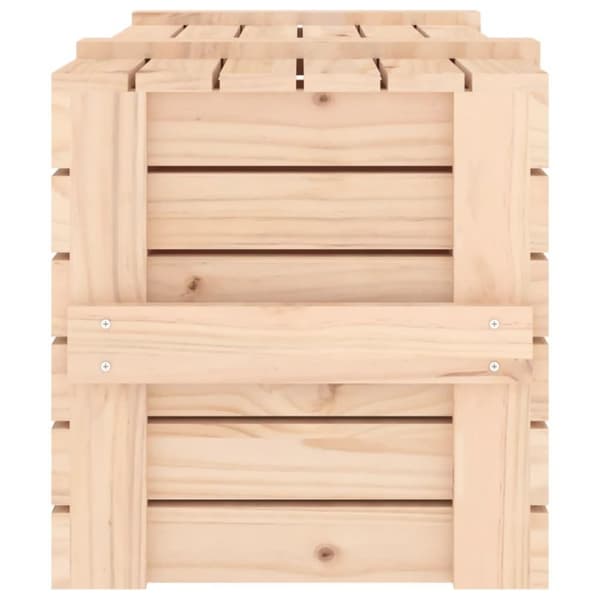 vidaXL Putekasse 91x40,5x42 cm heltre furu