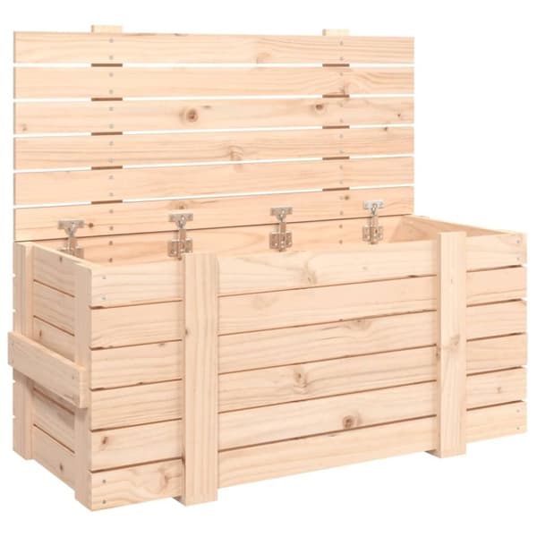 vidaXL Putekasse 91x40,5x42 cm heltre furu