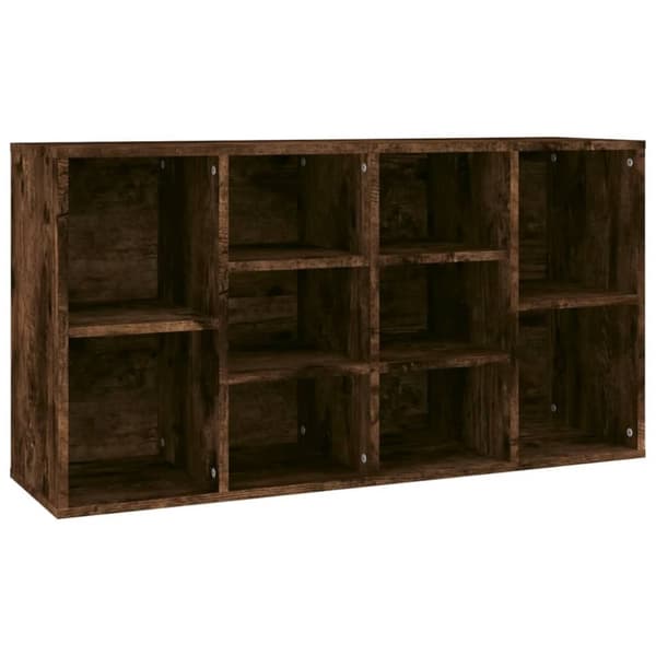 vidaXL Skobenk røkt eik 103x30x54,5 cm konstruert tre