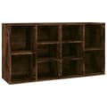 Miniatyrbilde 2 av 9: vidaXL Skobenk røkt eik 103x30x54,5 cm konstruert tre
