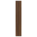 Miniatyrbilde 5 av 11: vidaXL Skoskap med speil 3 lag brun eik 63x17x102,5 cm