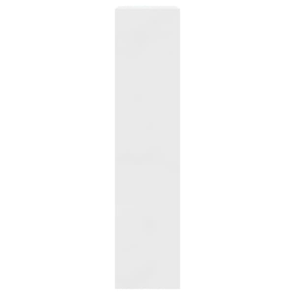 vidaXL Skoskåp vit högglans 63x24x103 cm konstruerat trä