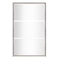 Pikkukuva 4 / 11: vidaXL Kenkäkaappi peilillä 3-kerroksinen betoninharmaa 63x17x102,5 cm