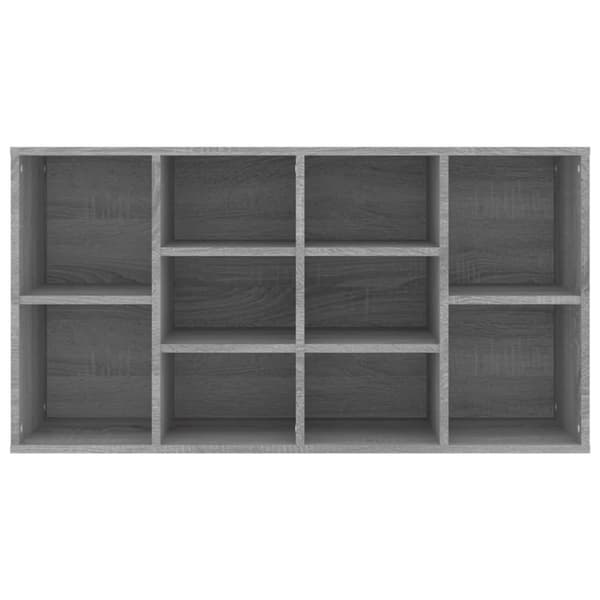 vidaXL skobænk 103x30x54,5 cm konstrueret træ Grå sonoma-eg