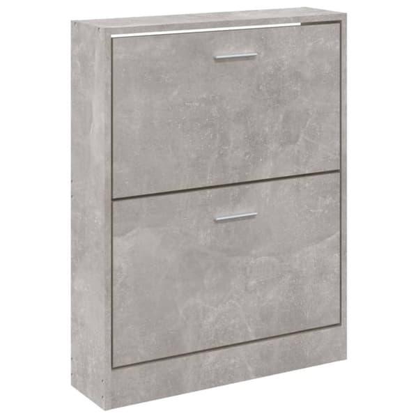 vidaXL skoreol 59x17x81 cm konstrueret træ betongrå