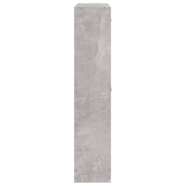 vidaXL skoreol 59x17x81 cm konstrueret træ betongrå