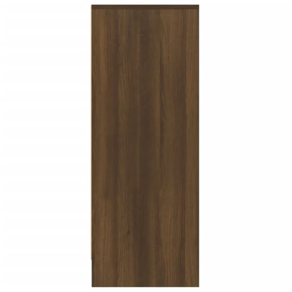 vidaXL skoskab 60x35x92 cm konstrueret træ brun egetræsfarve