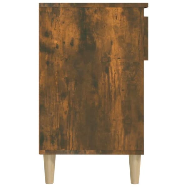 vidaXL skoskab 102x36x60 cm konstrueret træ røget egetræsfarve