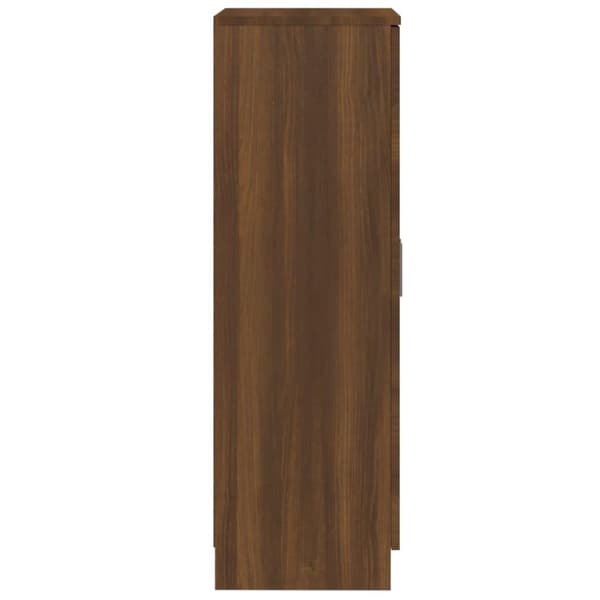 vidaXL Kenkäkaappi ruskea tammi 55x35x108 cm tekninen puu