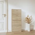 Pikkukuva 3 / 11: vidaXL Kenkäkaappi tammi 59x17x150 cm tekninen puu